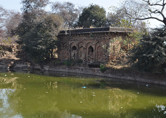 Water bodies in the Kalinjar fort