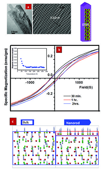 Unique Ferromagnetism in α-Mn Nanorods